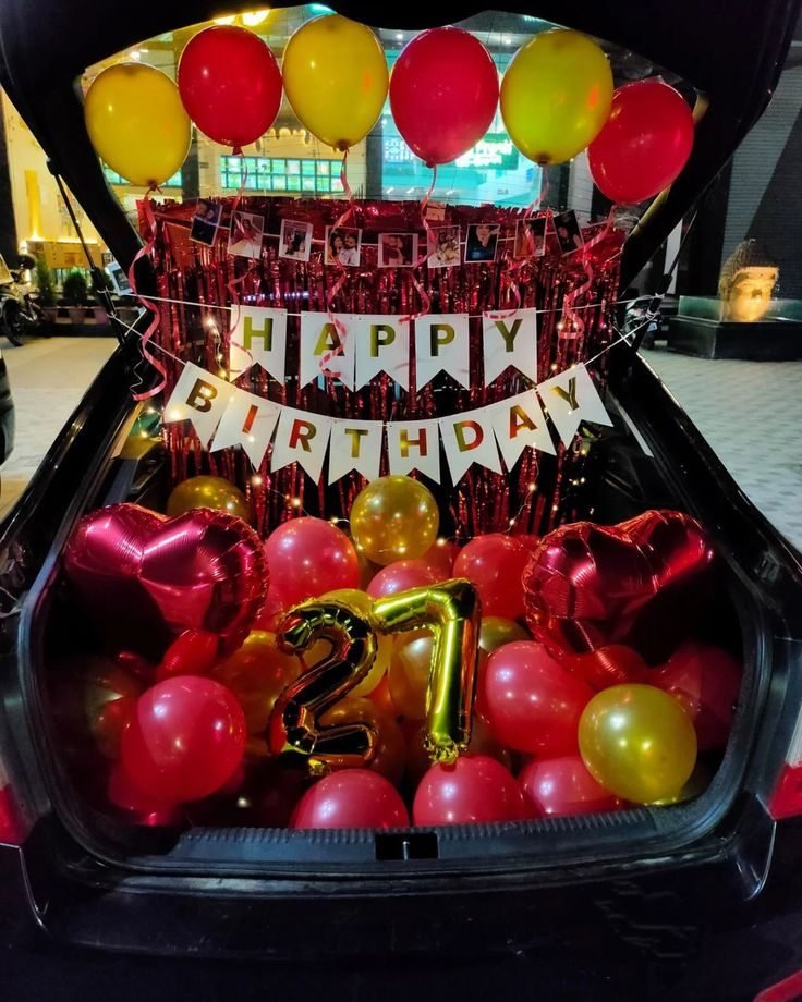 Car Decoration decoration idea 3 by Marvel Events Planner in Bengaluru