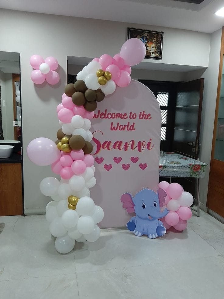Welcome Baby decoration idea 6 by Marvel Events Planner in Bengaluru